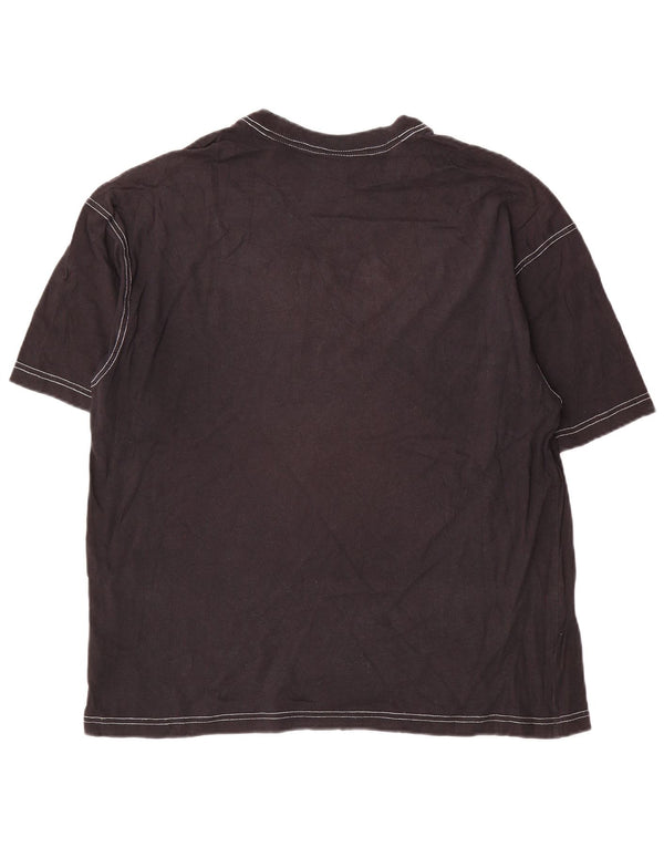 Nike grafisk t-shirt top til mænd, lille sort stribet bomuld