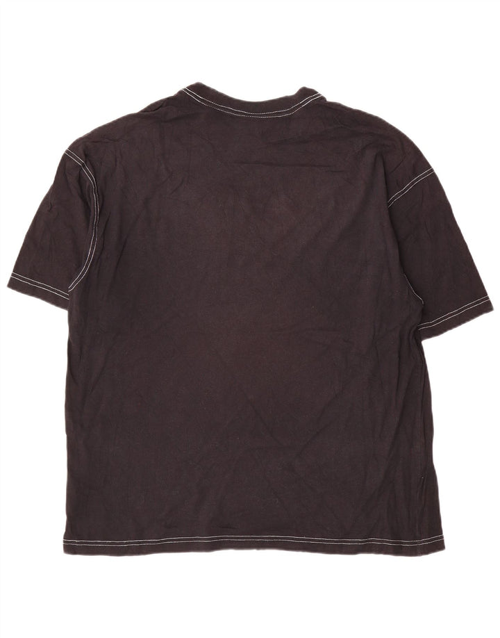 Nike grafisk t-shirt top til mænd, lille sort stribet bomuld
