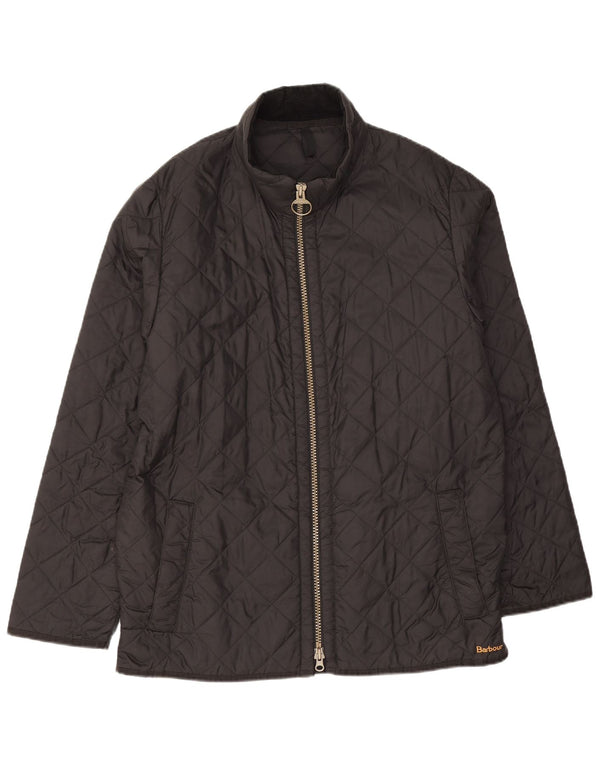 Barbour Herre quiltet jakke UK 38 Medium Sort Polyamid