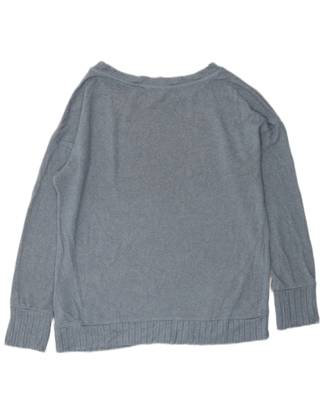 MARKS & SPENCER Dame Oversized Boat Neck sweater UK 10 Small Blue