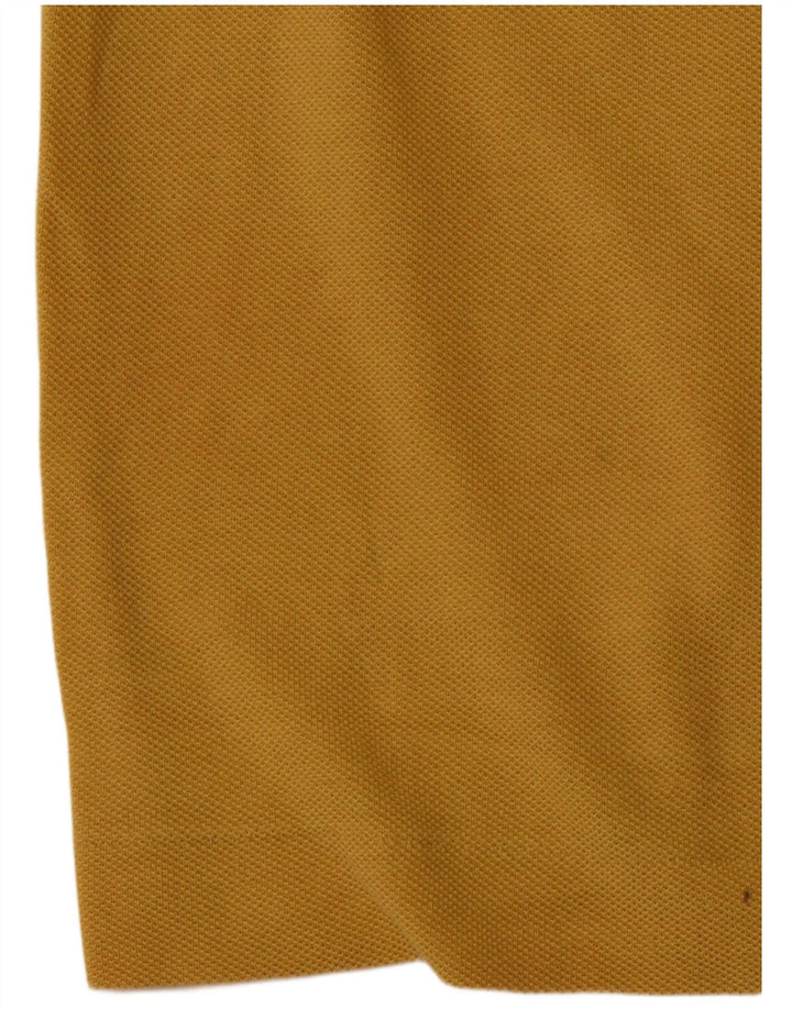 LACOSTE Poloshirt til mænd i klassisk pasform størrelse 4 Medium gul bomuld