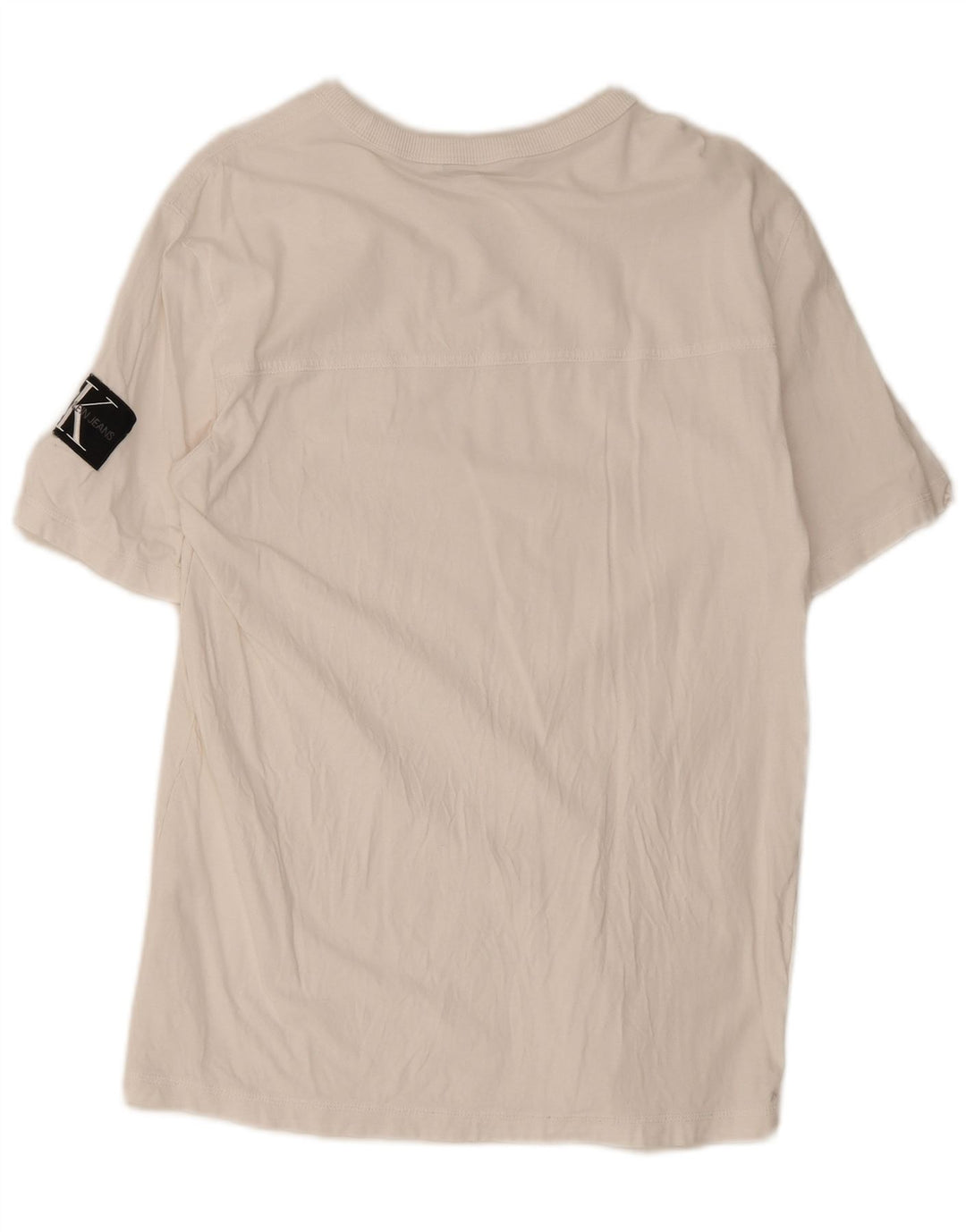 Calvin Klein Jeans Herre T-Shirt Top XL Hvid