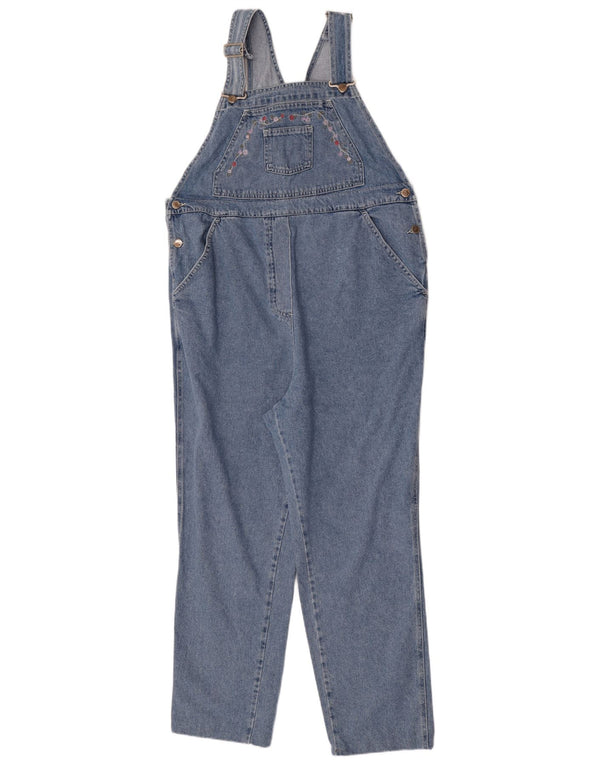 Vintage damebukser jeans W36 L28 blå blomster bomuld