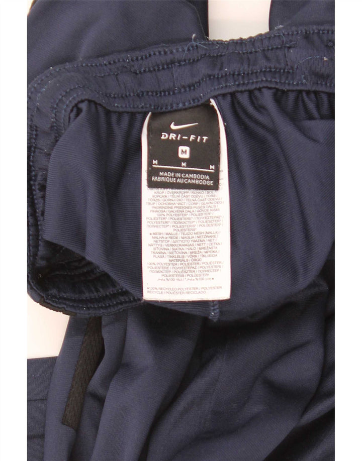 Nike Herre Dri Fit træningsdragt Bukser Medium Navy Blue Colourblock Polyester