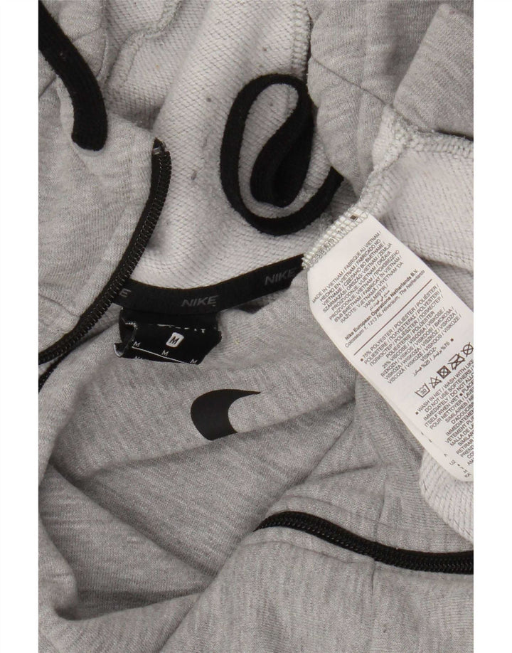 Nike hættetrøje med lynlås til mænd mellemgrå polyester