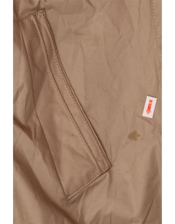 CLAUDE HAVREY Womens Overcoat UK 16 Large Beige Polyester Vintage Claude Havrey and Second-Hand Claude Havrey from Messina Hembry 