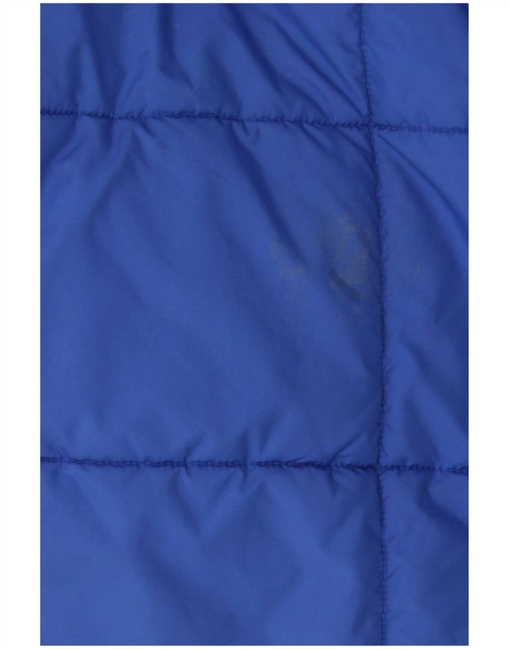 Adidas drenge hættepolstret jakke 15-16 år Blå Colourblock Polyester