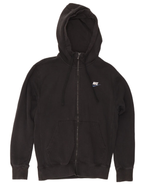 Nike Herre Loose Fit Hættetrøje med lynlås XS Sort bomuld