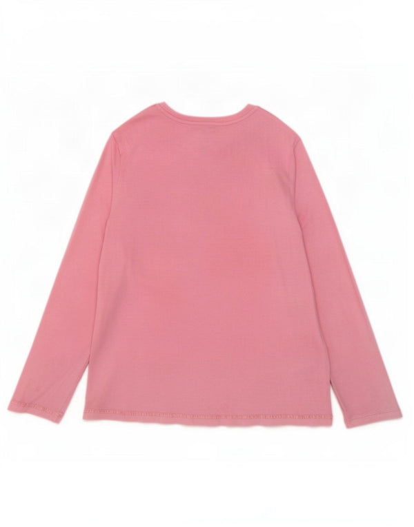 Marks & Spencer Dametop Langærmet UK 18 XL Pink Viscose