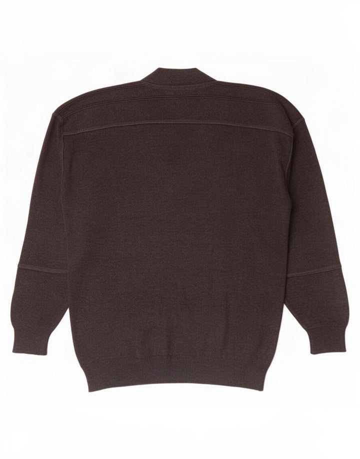 Il Granchio Herre V-hals sweater Stor Grå Uld