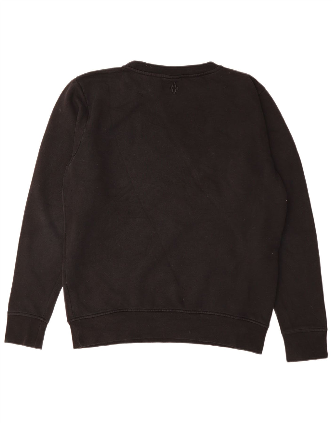 Marcelo Burlon Herre grafisk sweatshirt jumper lille sort bomuld