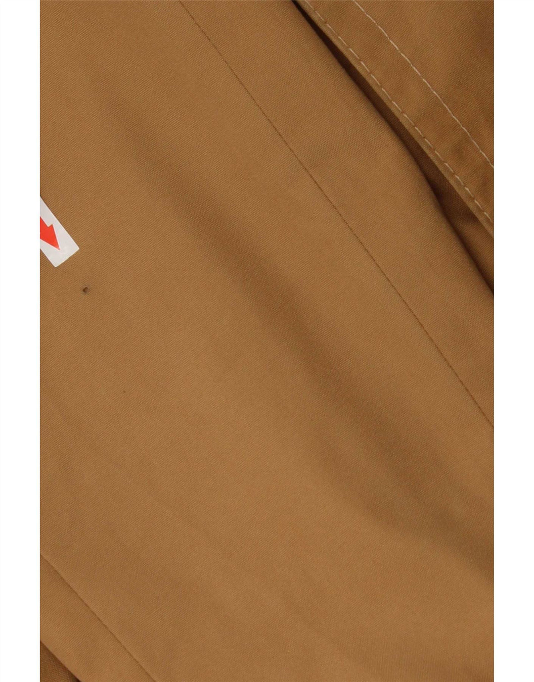 Vintage Herre Overfrakke UK 40 Stor Beige Bomuld