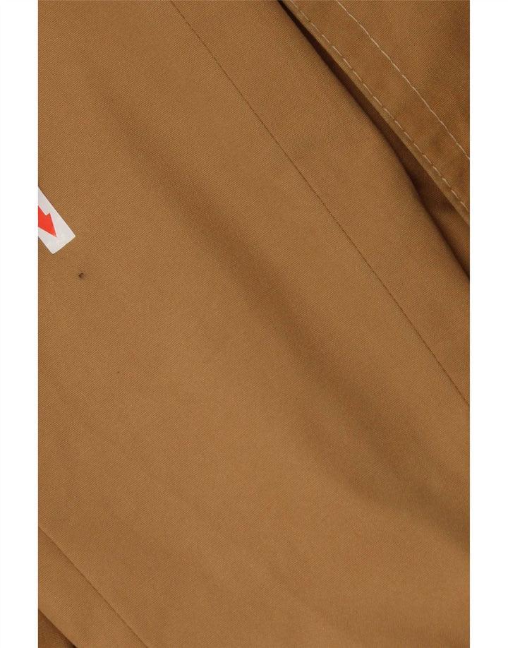 Vintage Herre Overfrakke UK 40 Stor Beige Bomuld
