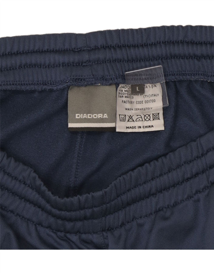 Diadora Herre træningsdragt Bukser Joggers Large Navy Blue Polyester