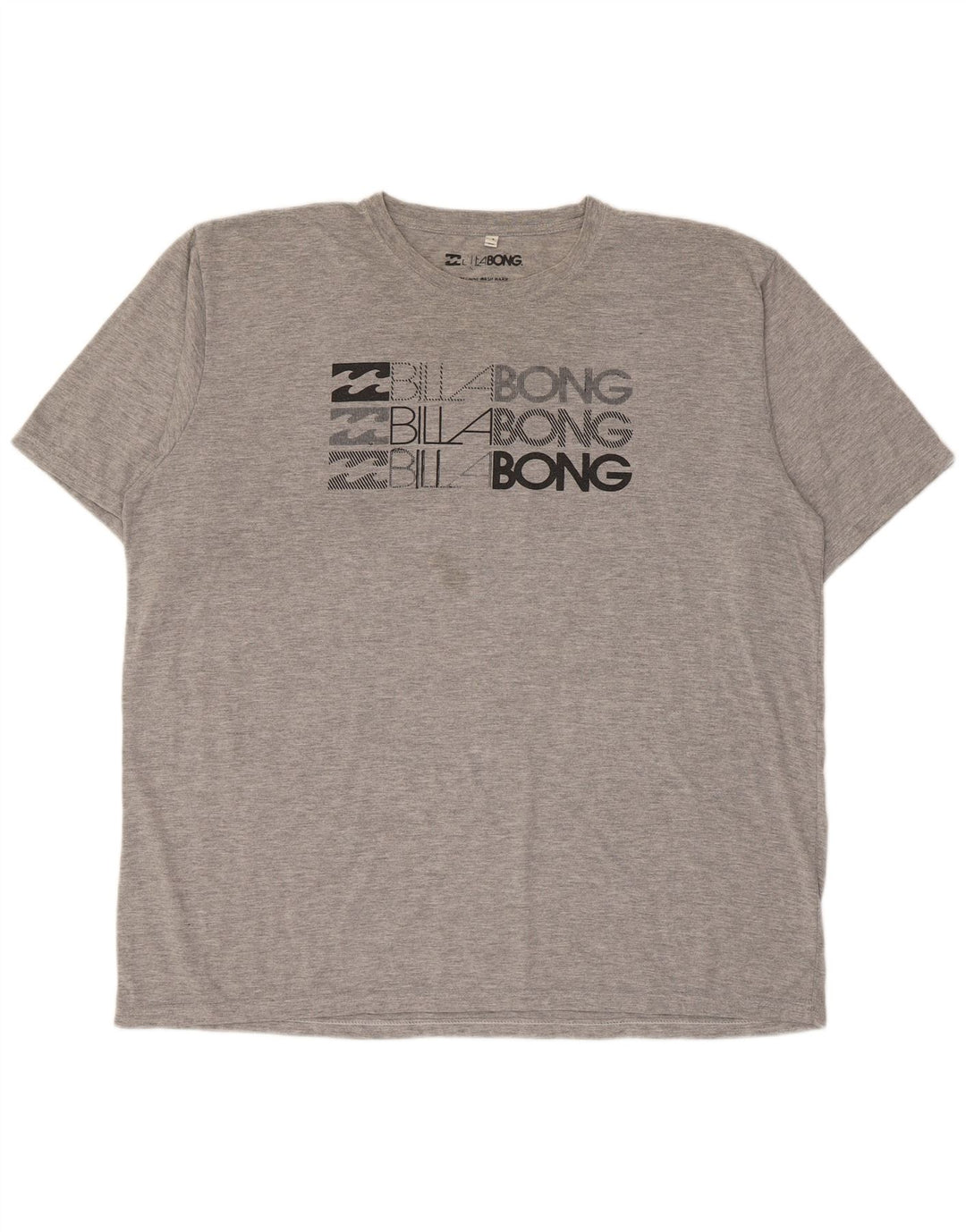 Billabong Herre Grafisk T-Shirt Top XL Grå Flecked