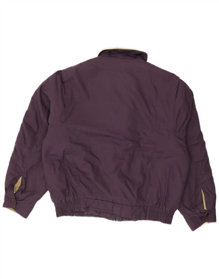 Umberto Rosetti Herre polstret jakke UK 42 XL Lilla polyester
