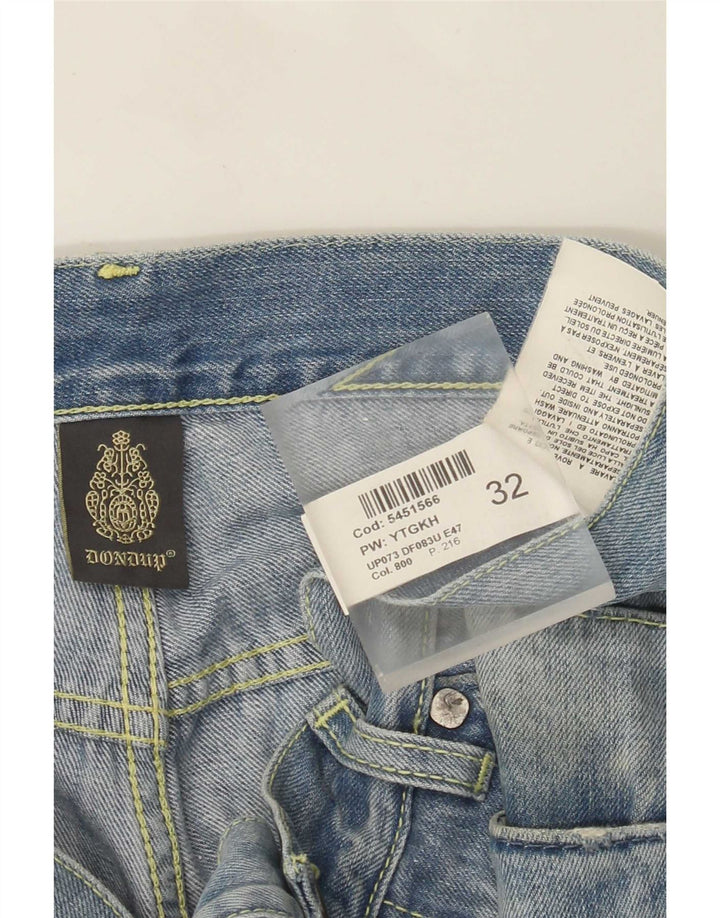 Dondup Herre Straight Jeans W32 L30 Blå Bomuld