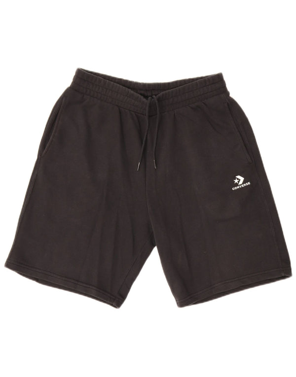 Converse Herre Sportshorts UK 10 Small Black Bomuld