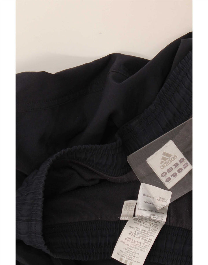 Adidas Womens Træningsdragt Bukser UK 16 Large Navy Blue Polyester