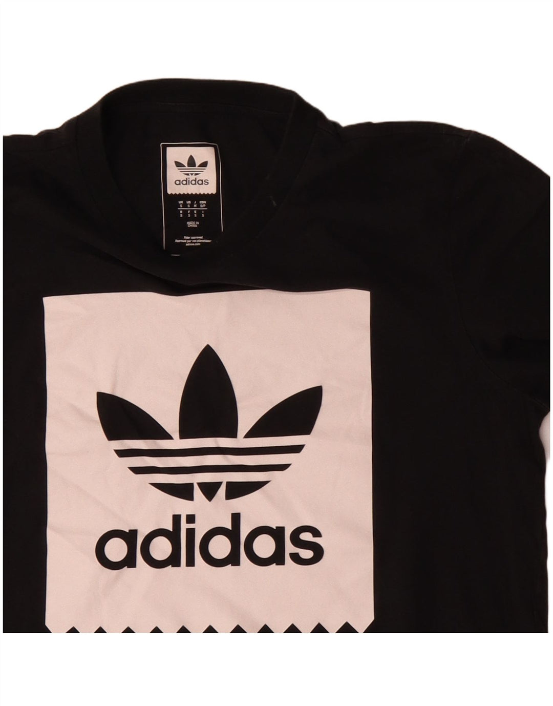 Adidas Herre grafisk T-shirt top lille sort bomuld