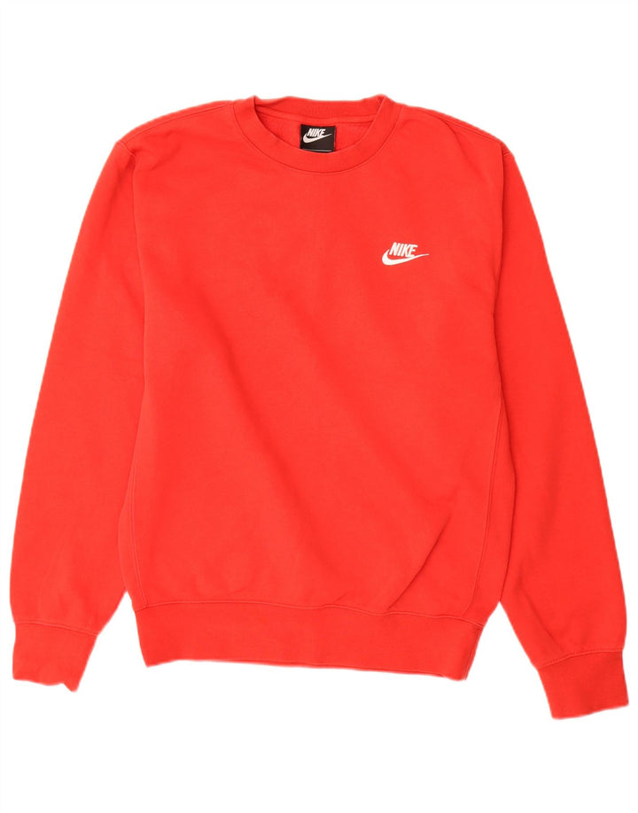 NIKE Sweatshirt til mænd XS Rød bomuld
