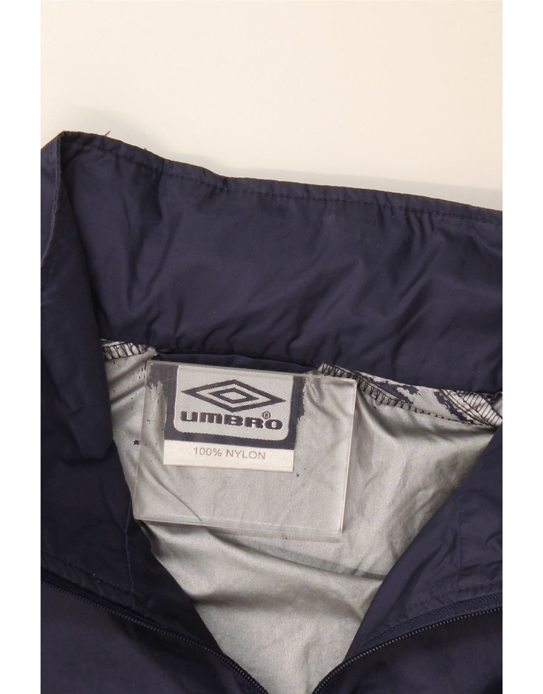 UMBRO Regnjakke til mænd UK 40 Large Navy Blue Nylon