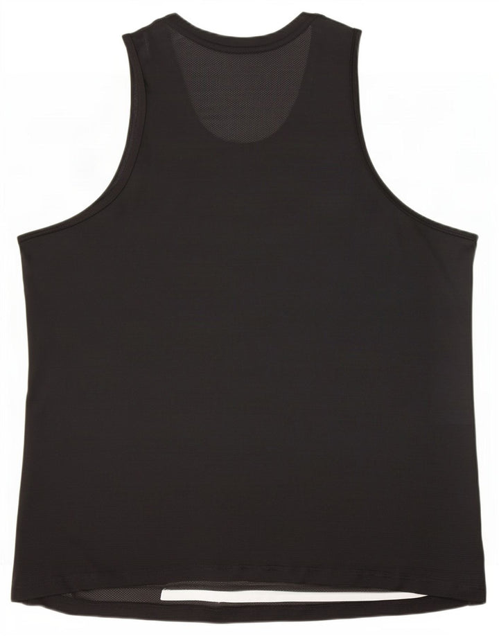Nike Herre Dri Fit Vest Top XL Sort nålestribet polyester