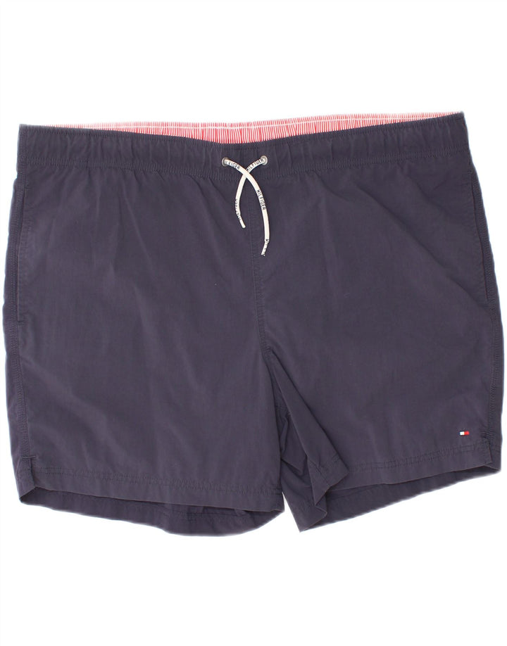 TOMMY HILFIGER Mens Swimming Shorts XL  Navy Blue Polyester