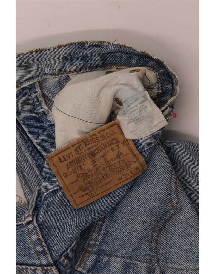 Levi's Womens 501 denimshorts W29 Medium Blue Bomuld