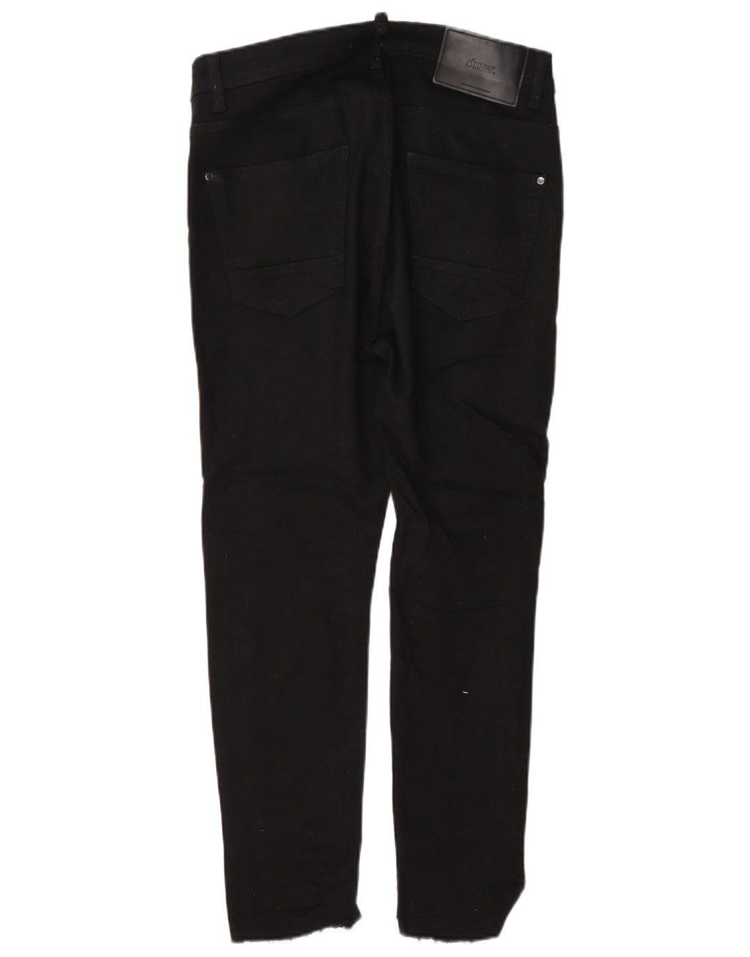 Zara Herre Slim Jeans EU 38 Small W30 L25 Sort Bomuld