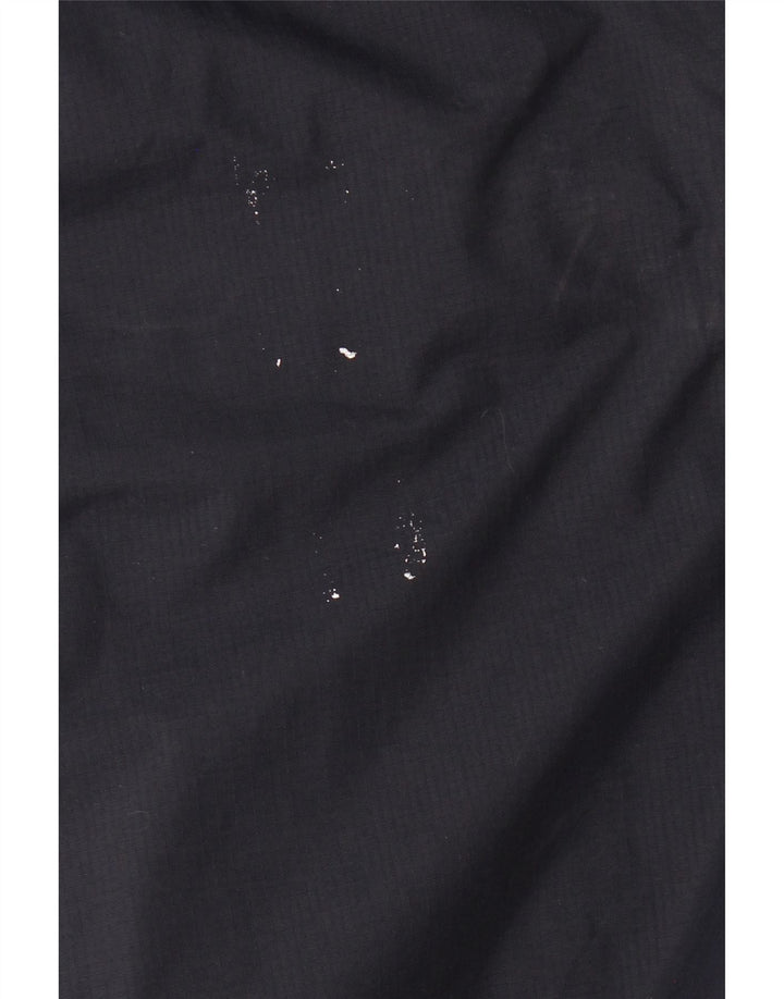 SUPERDRY Mens Graphic Hooded Windbreaker Jacket UK 40 Large Navy Blue