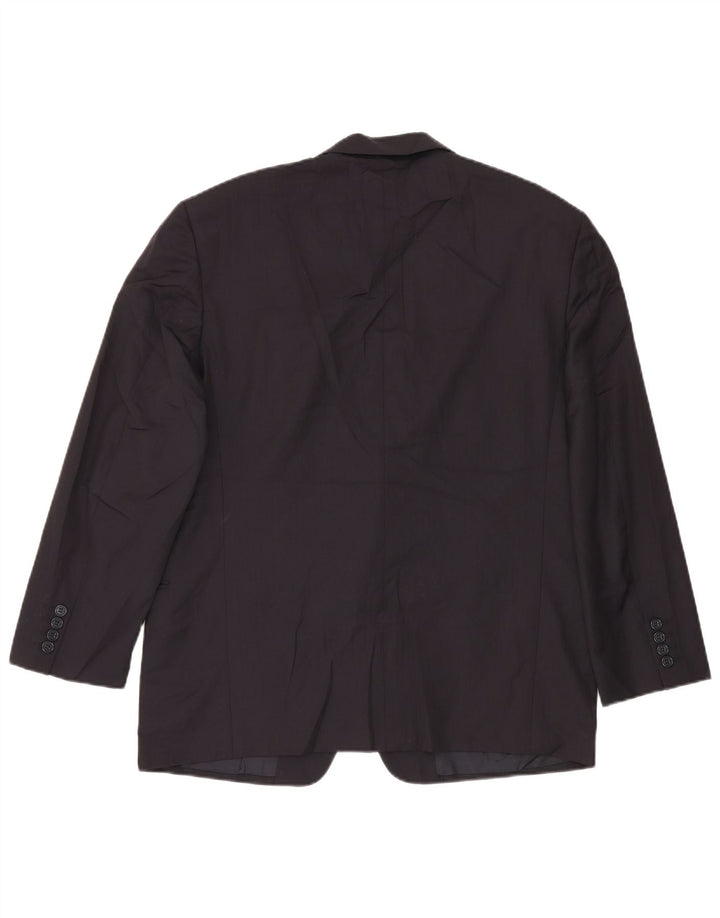 Marks & Spencer Herre 2-knaps blazerjakke UK 42 XL Marineblå Ny uld