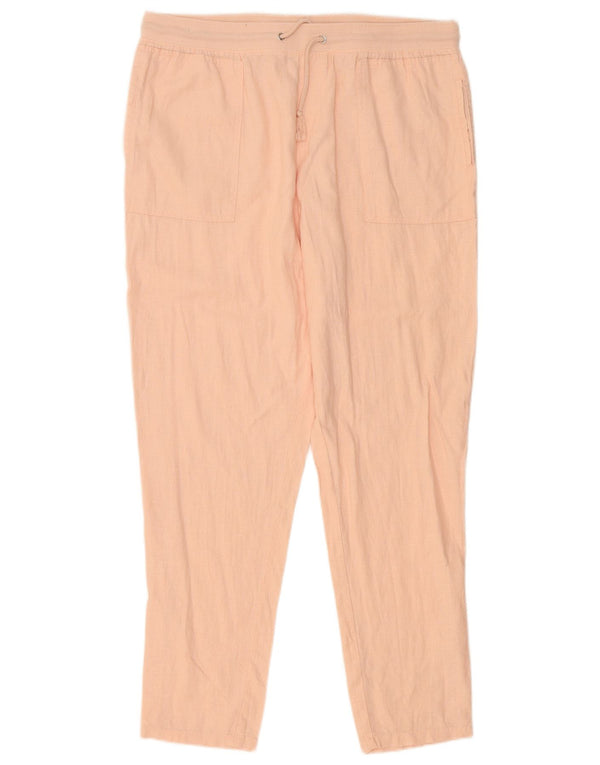 Marks & Spencer koniske chinobukser til kvinder UK 16 Large W36 L31 Pink
