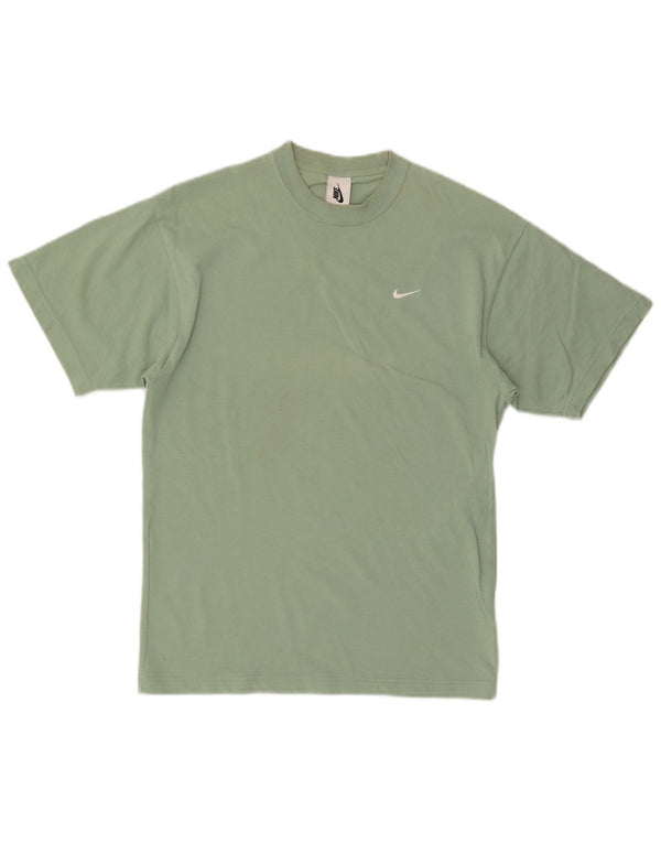 Nike T-shirt top XS Grøn bomuld til mænd