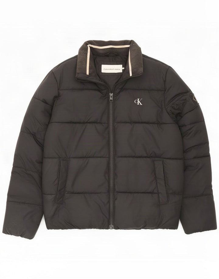 Calvin Klein Polstret jakke til mænd UK 38 Medium Sort