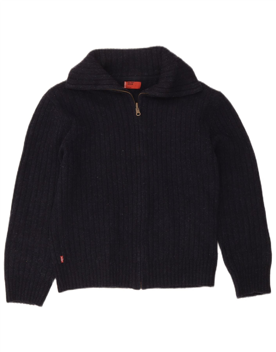 LEVI'S Dame cardigan Sweater UK 12 Medium Navy Blue