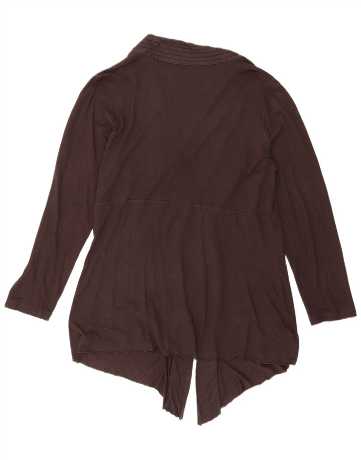 M&Co Womens Open Cardigan Sweater UK 18 XL Brun Viscose