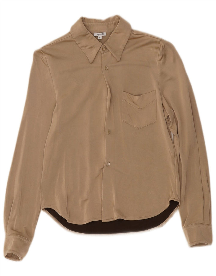 Aspesi Dameskjorte UK 10 Small Beige