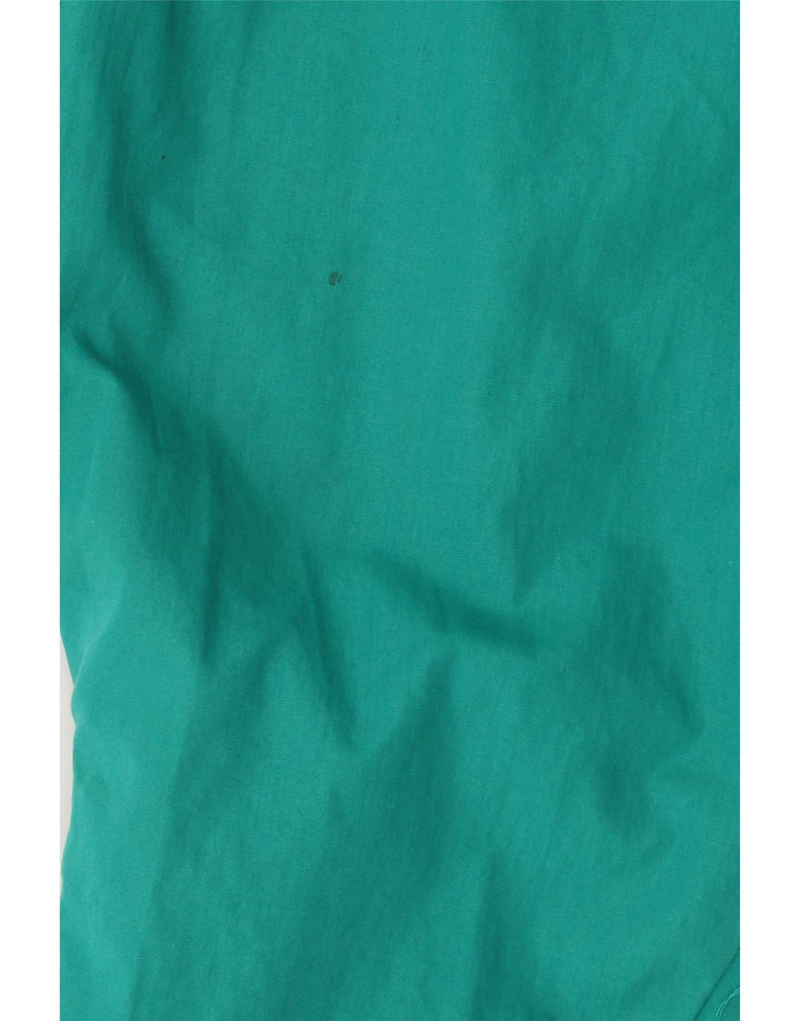 VINTAGE Womens Windbreaker Coat EU 48 2XL Turquoise Polyester Vintage Vintage and Second-Hand Vintage from Messina Hembry 