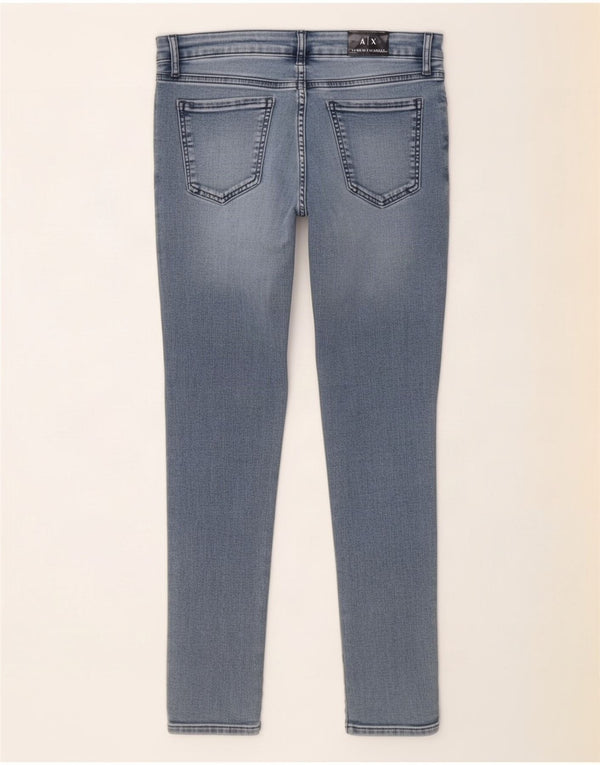 Armani Dame Super Skinny Jeans W29 L25 Blå