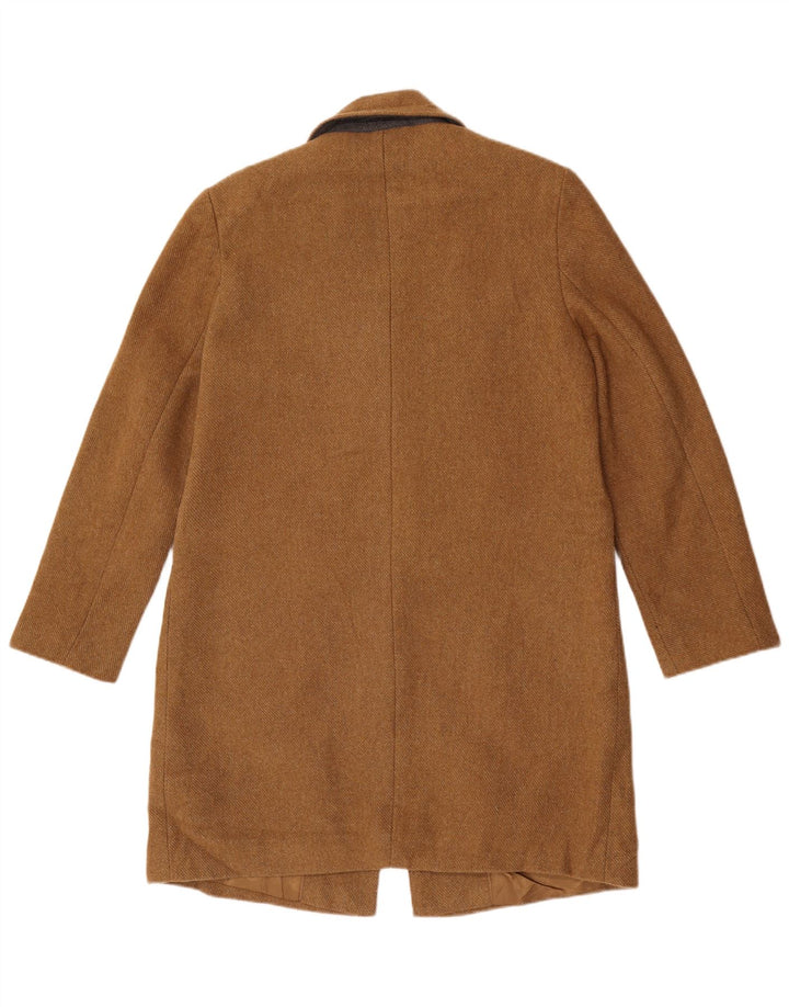 Marks & Spencer Dameoverfrakke UK 12 Medium Beige Polyester