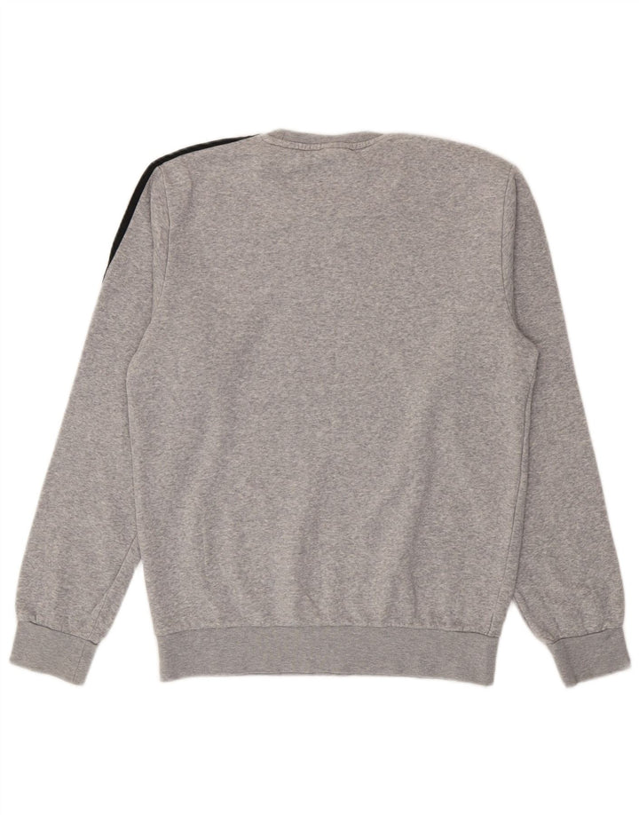 Adidas grafisk sweatshirt til mænd, lille grå bomuld