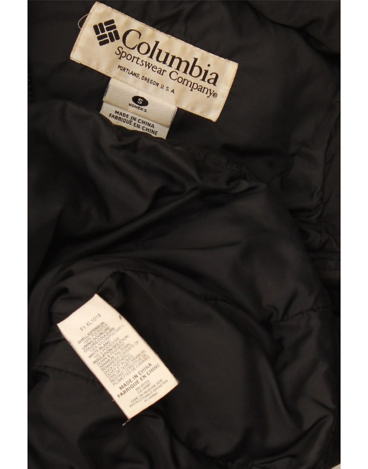 Columbia Womens Oversized Polstret Gilet UK 10 Small Black Polyester