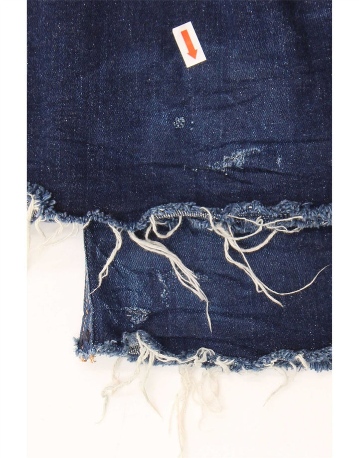 Zara Dame Flared Jeans EU 38 Small W28 L33 Blå Bomuld