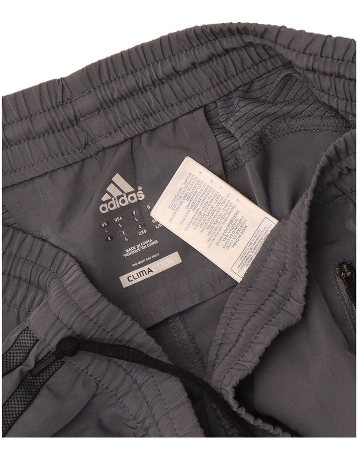 Adidas Herre Climacool Sport Shorts Large Grå Colourblock Polyester