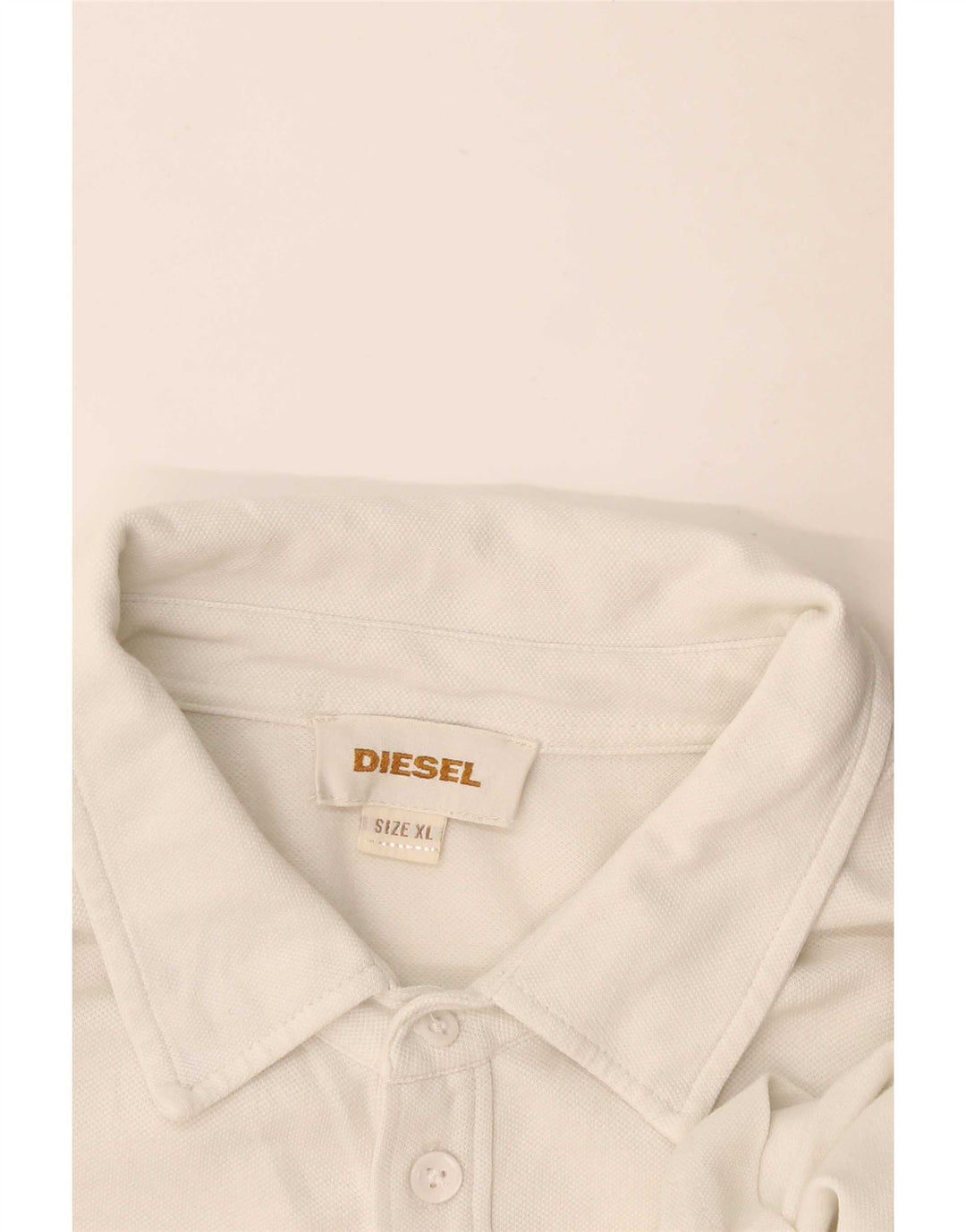 Diesel Herre Polo Shirt XL Hvid