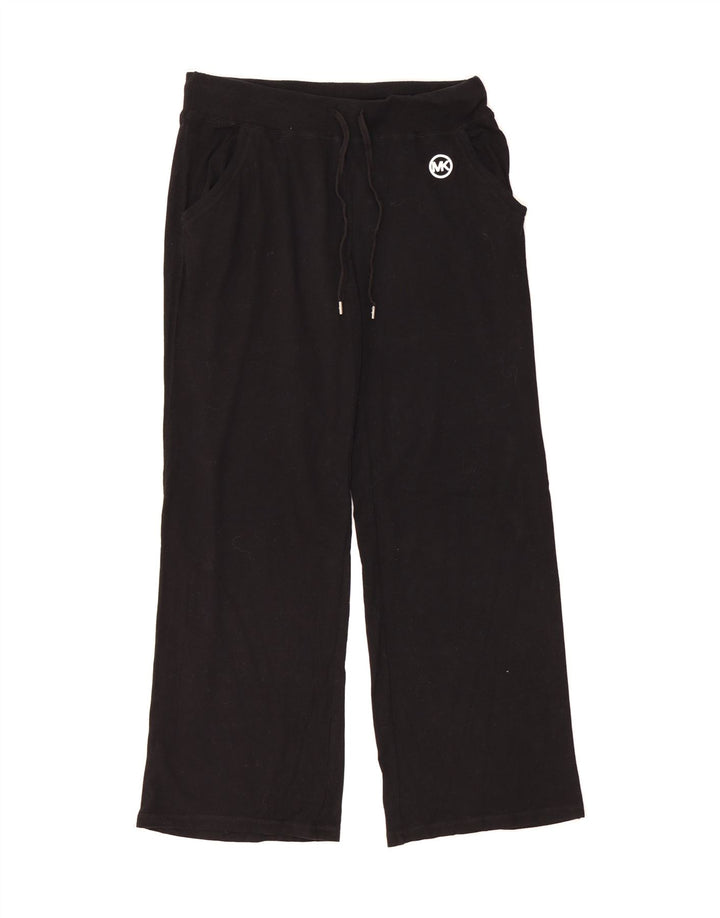 MICHAEL KORS Womens Tracksuit Trousers UK 14 Medium Black Cotton Vintage Michael Kors and Second-Hand Michael Kors from Messina Hembry 