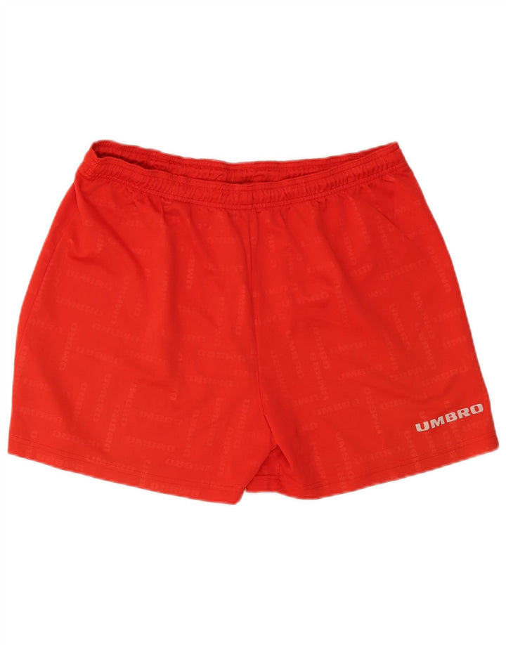 Umbro Herre Graphic Sports Shorts XL Rød Polyester