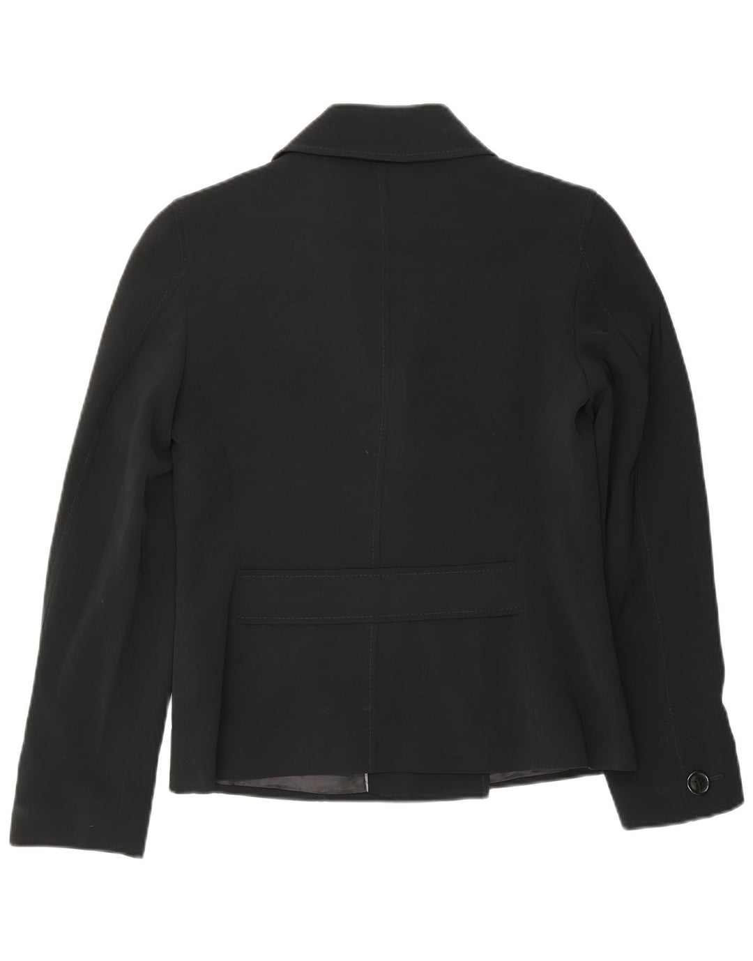 Marks & Spencer Dame Dobbeltradet Blazer Jacket UK 10 Small Black