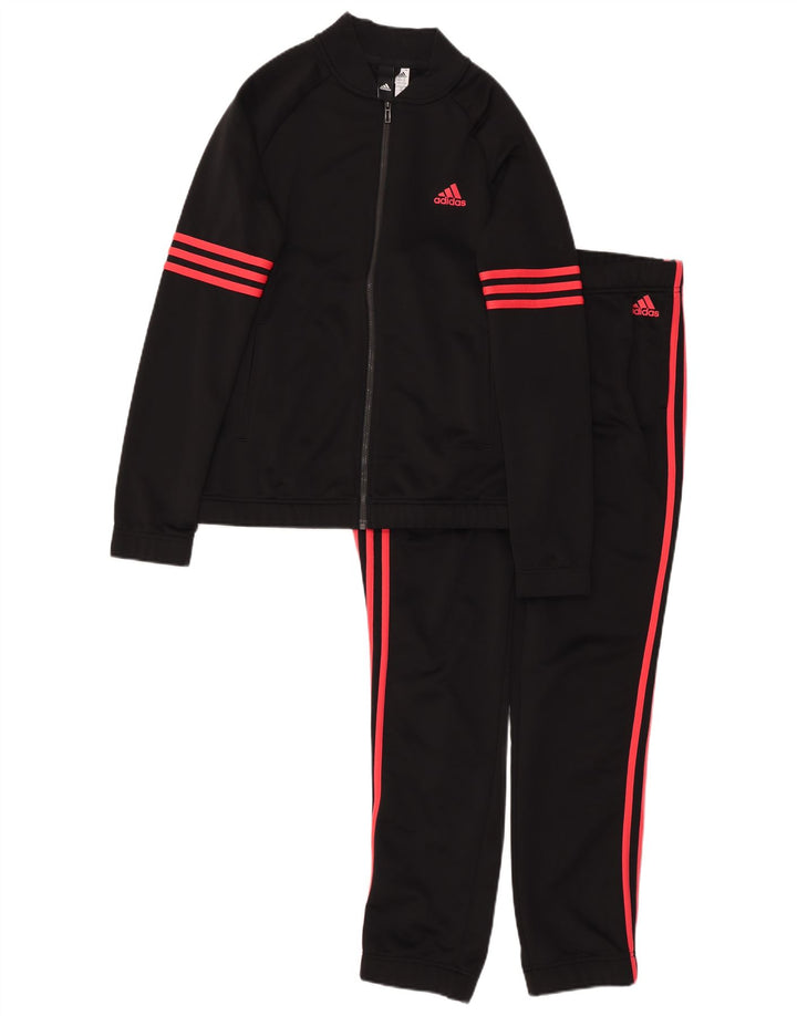Adidas fuld træningsdragt til kvinder 12/14 medium sort polyester